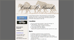 Desktop Screenshot of circleb-ranch.com