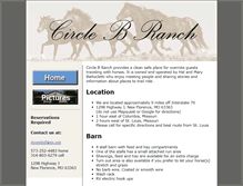 Tablet Screenshot of circleb-ranch.com